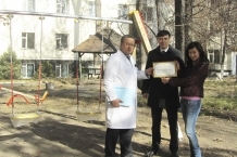 15-11-2013 The "Yard of my childhood" projects in the NRCS named after Syzganov